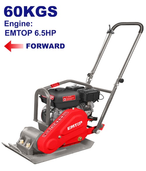 Petrol Vibratory Plate 4.8Kw EMTOP EPCT656002