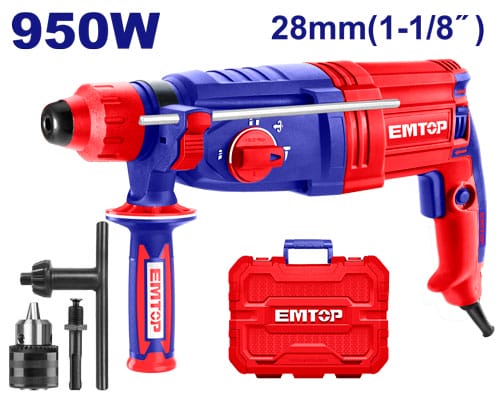 Rotary Hammer 950W 2.5J EMTOP ERHRL951