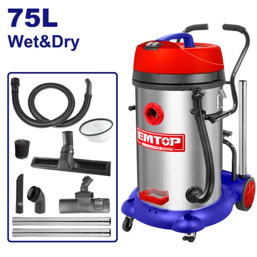 Փոշեկուլ 75լ 2400W  EMTOP EVCR2401