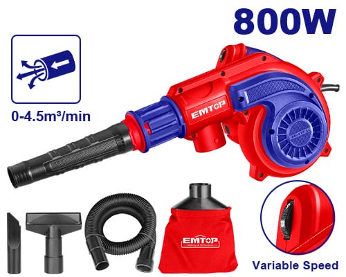 Օդամղիչ ասպիրատոր 800Վտ  EMTOP EABR8003