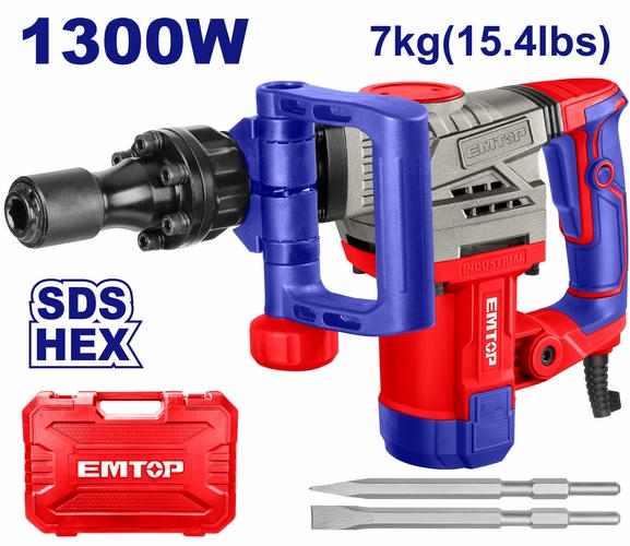 Մուրճ հարվածային 1300W 20J EMTOP EDBRH1301