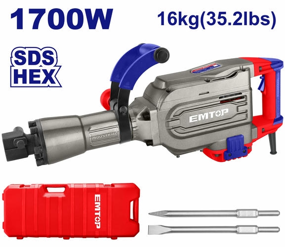 1700վատ 45ջ Հարվածային մուրճ EMTOP EDBRH1701