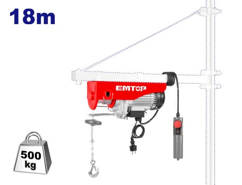 Էլեկտրական տելֆեր 800Վտ EMTOP EEHT5001