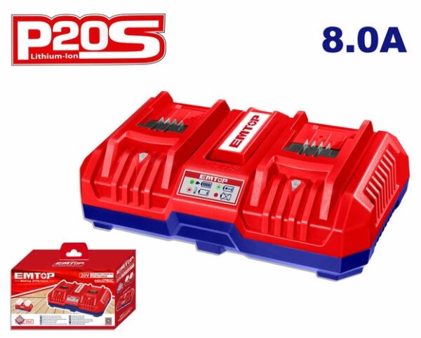 Charger 20V EMTOP EFCR2082