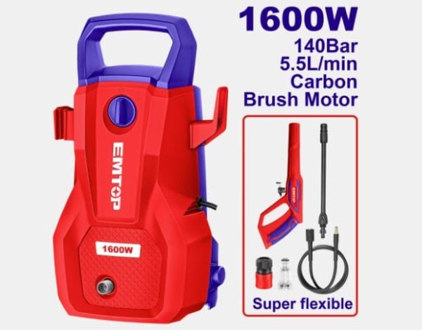 Բարձր ճնշման լվացման սարք 1600Վտ EMTOP EHPW1601