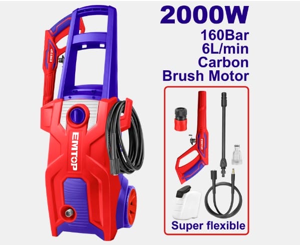 Բարձր ճնշման լվացման սարք 2000Վտ EMTOP EHPW2011
