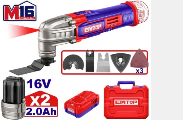 Ռենովատոր մարտկոցային 16Վ EMTOP ELMF16222