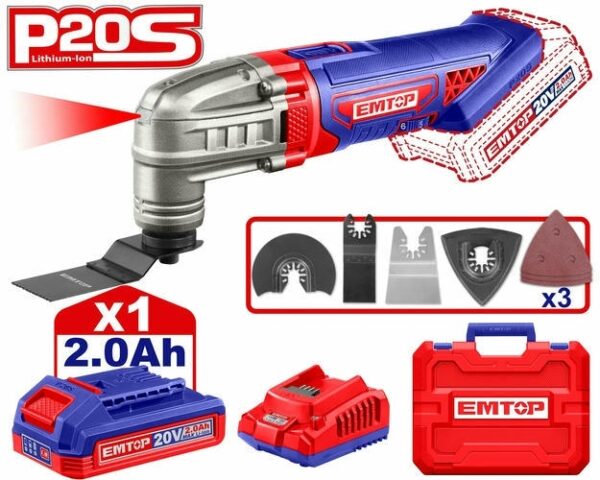 Ռենովատոր մարտկոցային 20Վ EMTOP ELMF20221