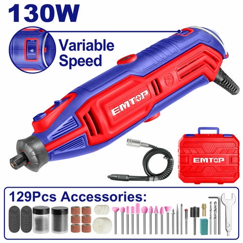 Прямошлифовальная машина 550Вт EMTOP EMGK1301