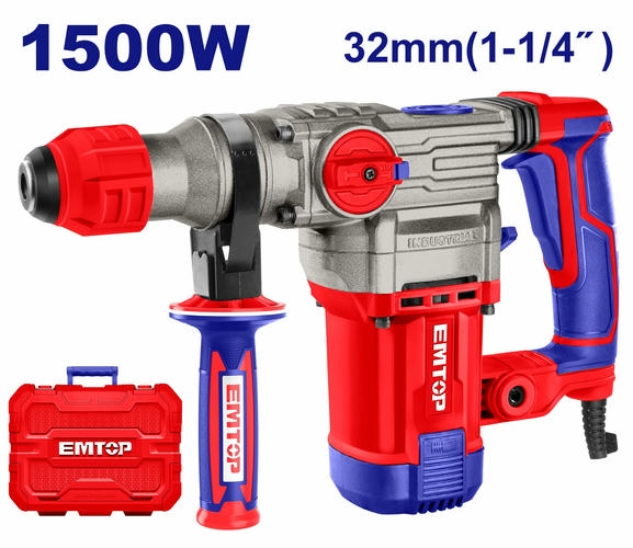 Rotary Hammer 1500W 5.5J EMTOP ERHRP1053